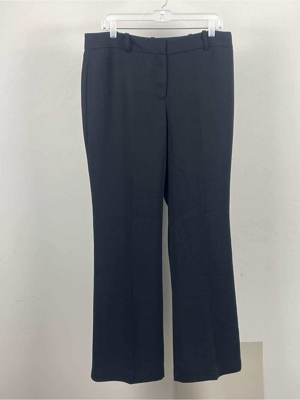 Ann Taylor Signature Lined Black Dress Pants Slacks Size 12 Classic Office Work